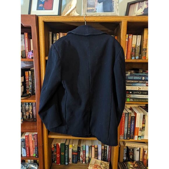 VINTAGE coast guard heavy wool peacoat - Picture 2 of 9